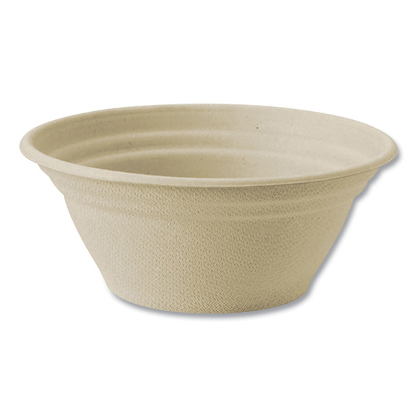 Fiber Bowls, 8 oz, 4.5" dia x 1.8"h, Natural, Paper, 1,000/Carton