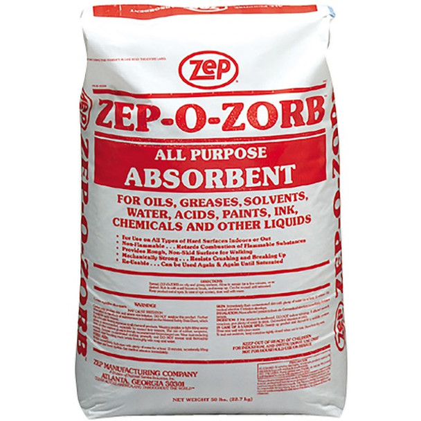 Zep Zep-O-Zorb All Purpose Absorbent - 1Each - Light Gray Brown