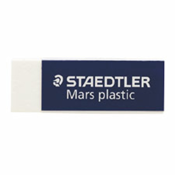 ERASER STAEDTLER WHITE PLASTIC