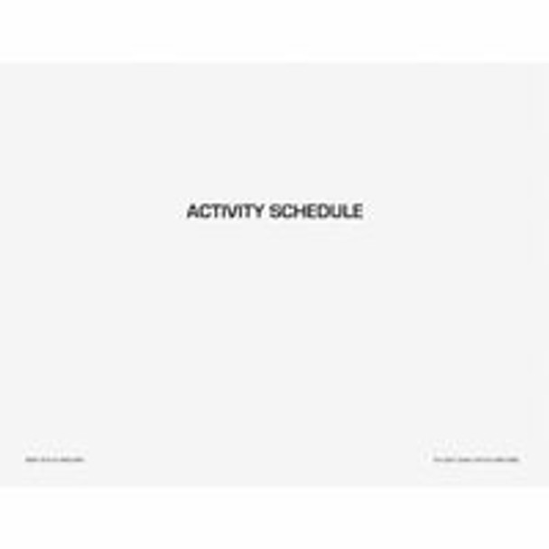 2024 Unicor Flip Style Activity Schedule Calendar - Julian Dates - Monthly - 12 Month - Saddle Stitch - White - 8.5" Height x 11" Width - 10 / Pack