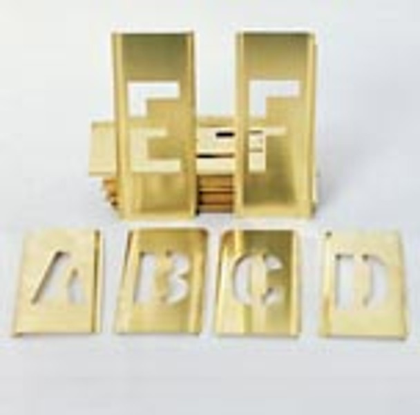 AbilityOne  STENCIL BRASS 4IN Bremerton Stocks