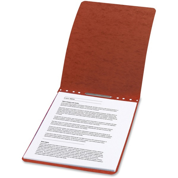 ACCO Presstex Letter Recycled Report Cover - 2" Folder Capacity - 8 1/2" x 11" - Folder - Red - 30% Recycled - 1 Each