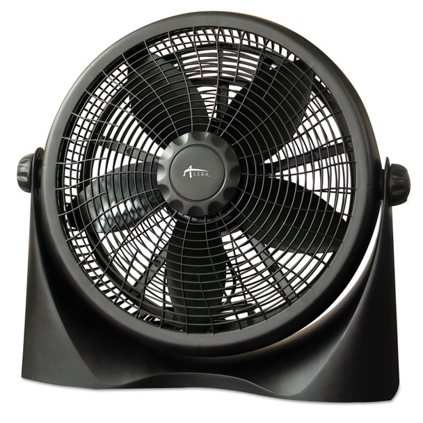 16" Super-Circulation 3-Speed Tilt Fan, Plastic, Black