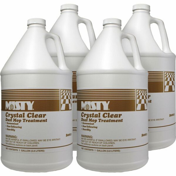 Amrep Apply Crystal Clear Deep Mop Treatment - Ready-To-Use - 128 fl oz (4 quart) - Grapefruit Scent - 4 / Carton - Crystal Clear