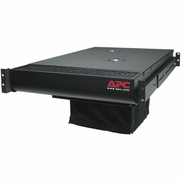 APC by Schneider Electric ACF001 Airflow Cooling System - 503 CFM - Black - 3500 W - Black - 2U - 120 V AC - 2 A - 240 W