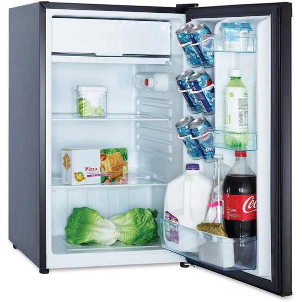 Avanti RM4416B 4.4 cubic foot Refrigerator - 4.40 ftÃƒâ€šÃ‚Â³ - Manual Defrost - Undercounter - Manual Defrost - Reversible - 4.40 ftÃƒâ€šÃ‚Â³ Net Refrigerator Capacity - 120 V AC - 228 kWh per Year - Black - Built-in