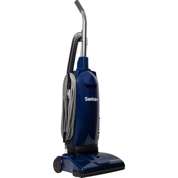 Sanitaire SL4110A Pro Upright Vacuum - 3 quart - Bagged - Crevice Tool, Dusting Brush, Upholstery Tool, Extension Wand, Nozzle, Brushroll - 13" Cleaning Width - 30 ft Cable Length - 10 A - 77 dB(A) - Blue, Black