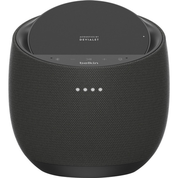 Belkin SOUNDFORM ELITE Bluetooth Smart Speaker - 150 W RMS - Google Assistant, Alexa Supported - Black - 40 Hz to 20 kHz - Wireless LAN - 1 Pack