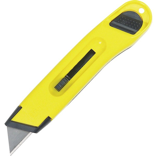 Stanley Classic 99 Utility Knife - Straight Cutting - 1" Height x 8.5" Width - Plastic Handle - Yellow