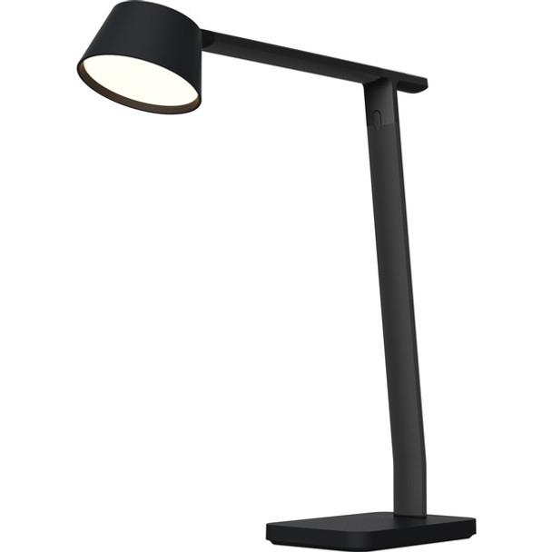 Bostitch Verve Adjustable LED Desk Lamp - LED Bulb - Adjustable, Dimmable, USB Charging, Swivel Base, Color Changing Mode, Durable - Aluminum - Desk Mountable - Black - for Desk