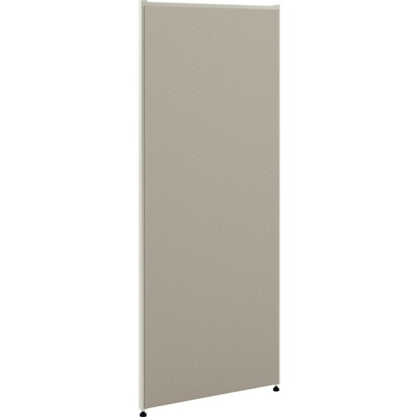 HON Verse HBV-P6030 Panel - 30" Width x 60" Height - Metal, Plastic, Fabric - Light Gray, Gray