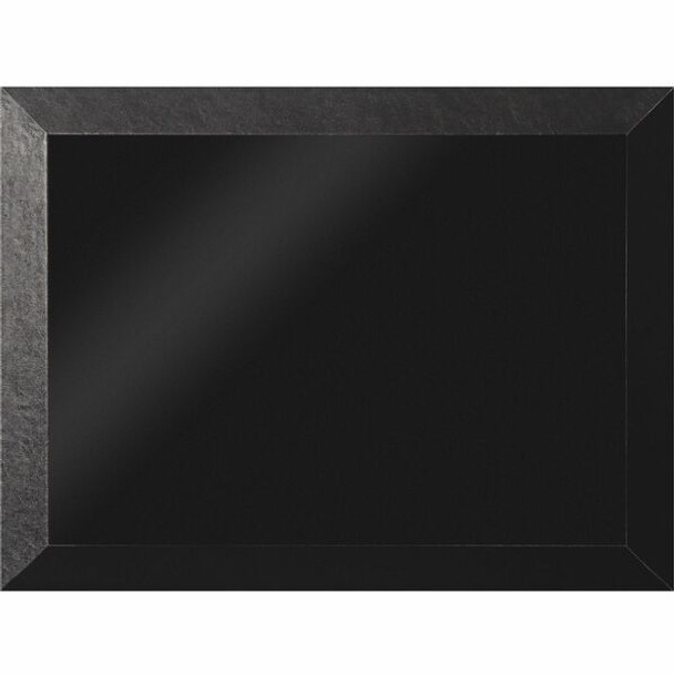 MasterVision Kamashi 4'x3' Black Wet Erase Board - 36" (3 ft) Width x 48" (4 ft) Height - Lacquered Steel Surface - Black Wood Frame - Rectangle - Magnetic - 1 Each - TAA Compliant