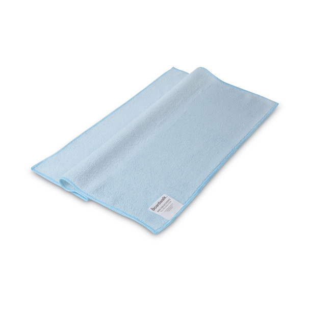 Microfiber Cleaning Cloths, 16 x 16, Blue, 24/Pack