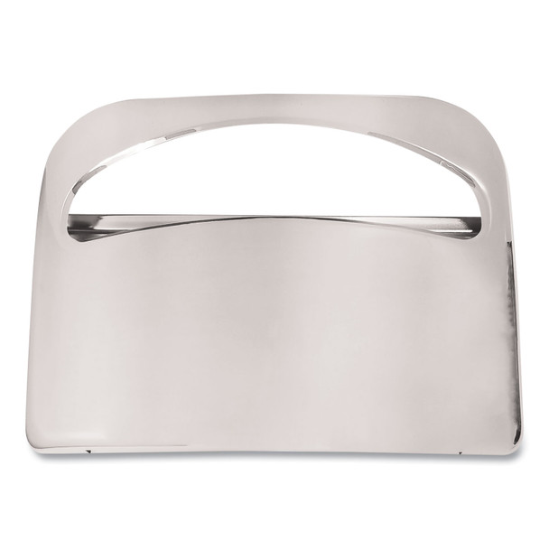 Toilet Seat Cover Dispenser, 16 x 3 x 11.5, Chrome