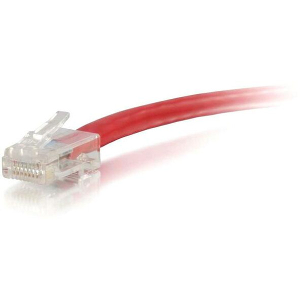 C2G 20 ft Cat6 Non Booted UTP Unshielded Network Patch Cable - Red - 20 ft Category 6 Network Cable for Network Device - First End: 1 x RJ-45 Network - Male - Second End: 1 x RJ-45 Network - Male - Patch Cable - Red - 1 Each