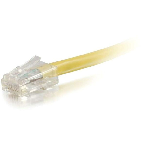 C2G 20 ft Cat6 Non Booted UTP Unshielded Network Patch Cable - Yellow - 20 ft Category 6 Network Cable for Network Device - First End: 1 x RJ-45 Network - Male - Second End: 1 x RJ-45 Network - Male - Patch Cable - Yellow - 1 Each