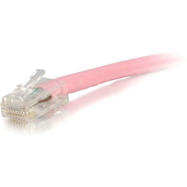 C2G 2 ft Cat6 Non Booted UTP Unshielded Network Patch Cable - Pink - 2 ft Category 6 Network Cable for Network Device - First End: 1 x RJ-45 Network - Male - Second End: 1 x RJ-45 Network - Male - Patch Cable - Pink - 1 Each