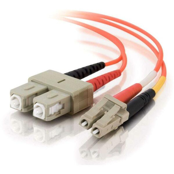 C2G-10m LC-SC 62.5/125 OM1 Duplex Multimode Fiber Optic Cable (TAA Compliant) - Orange - Fiber Optic for Network Device - LC Male - SC Male - 62.5/125 - Duplex Multimode - OM1 - TAA Compliant - 10m - Orange