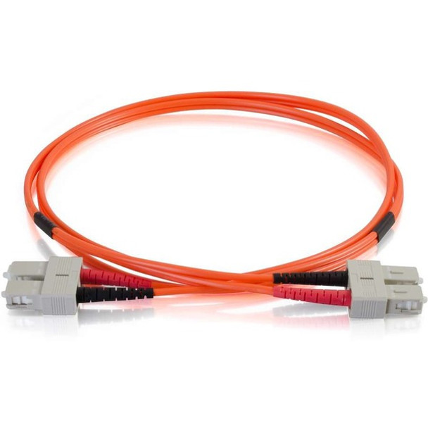 C2G-2m SC-SC 50/125 OM2 Duplex Multimode PVC Fiber Optic Cable - Orange - Fiber Optic for Network Device - SC Male - SC Male - 50/125 - Duplex Multimode - OM2 - 2m - Orange