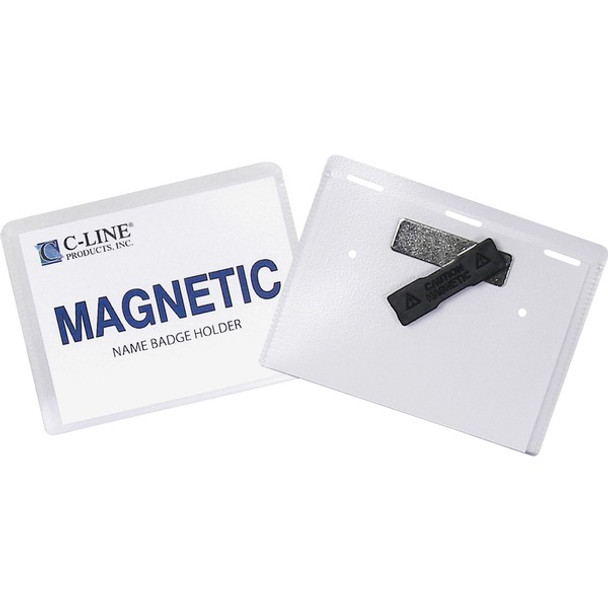 C-Line Magnetic Style Name Badge Holder Kit - Magnetic Style Name Badge Holder Kit