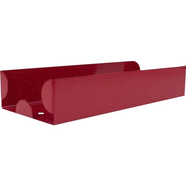 ControlTek Metal Coin Tray, Pennies - 1 x Coin Tray - Red - Anodized Metal