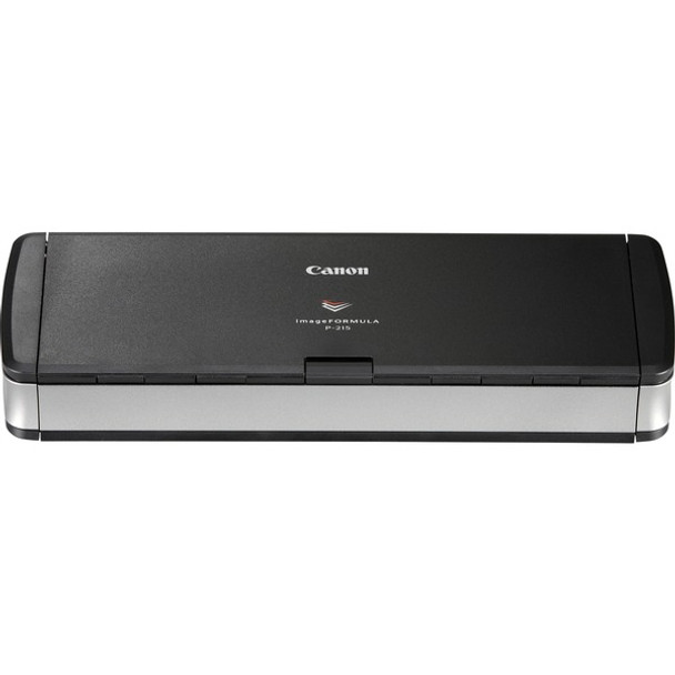 Canon imageFORMULA P-215II Sheetfed Scanner - 600 dpi Optical - 24-bit Color - 8-bit Grayscale - 15 ppm (Mono) - 10 ppm (Color) - Duplex Scanning - USB