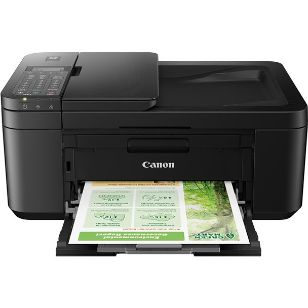 Canon PIXMA TR4720 Wireless Inkjet Multifunction Printer - Color - Black - Copier/Fax/Printer/Scanner - 4800 x 1200 dpi Print - Automatic Duplex Print - Color Scanner - 600 dpi Optical Scan - Color Fax - Wireless LAN - 1 Each - For Plain Paper Print