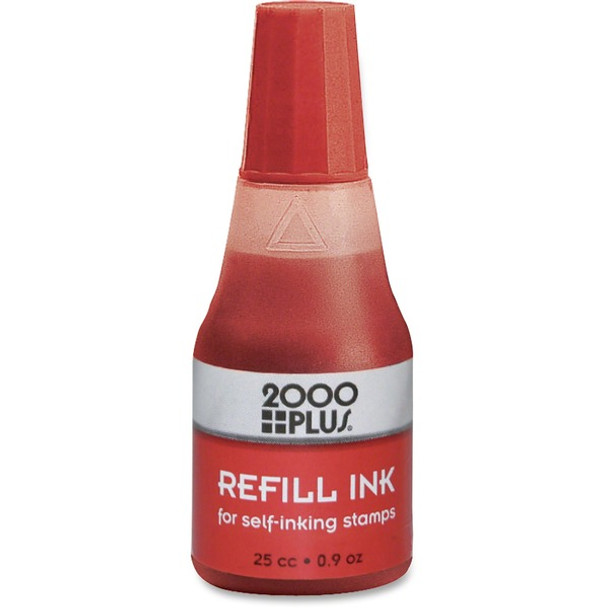 COSCO Self-inking Stamp Pad Refill Ink - 1 Each - Red Ink