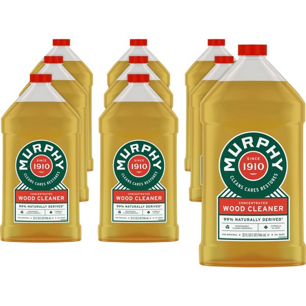 Murphy Oil Soap Wood Cleaner - Ready-To-Use - 32 fl oz (1 quart)Bottle - 9 / Carton - Gold