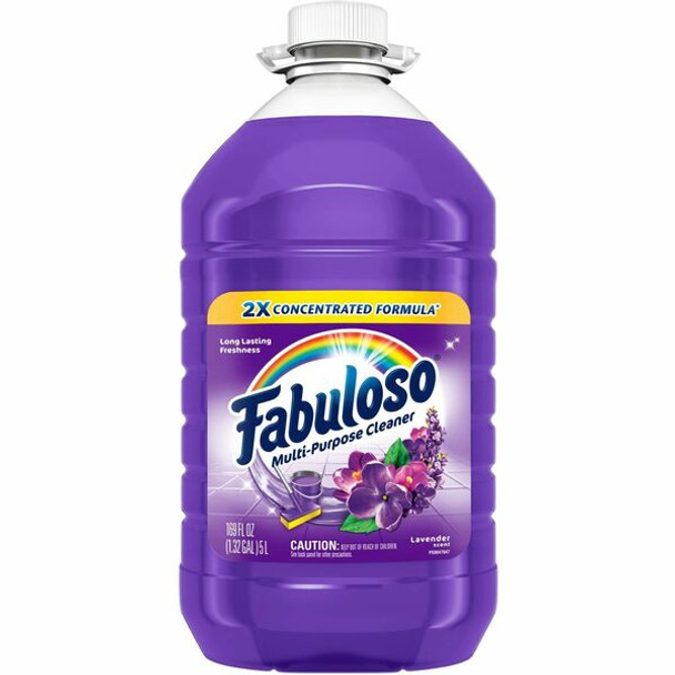 Fabuloso Multi-Purpose Cleaner - For Multipurpose - 169 fl oz (5.3 quart) - Lavender ScentBottle - 1 Each - Residue-free, pH Neutral - Purple