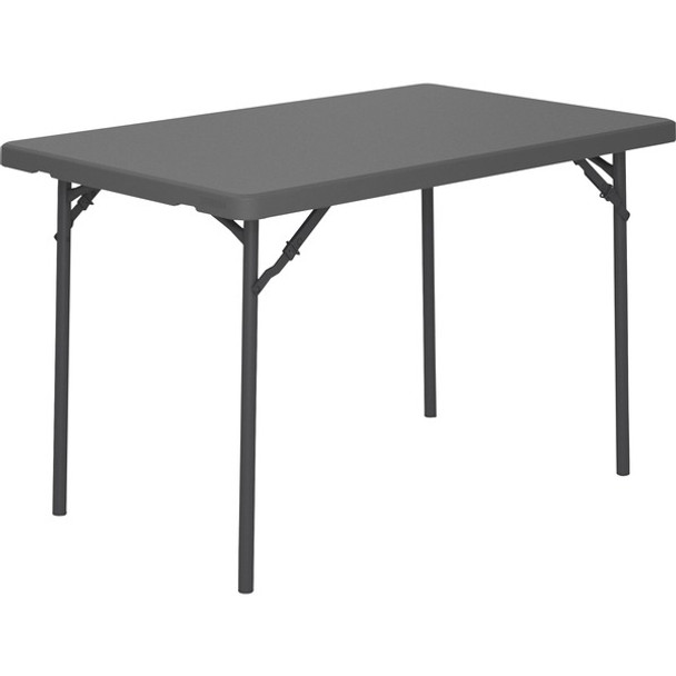 Dorel Zown Classic 48" Blow Mold Training Table - x 48" Table Top Width x 30" Table Top Depth - 29.25" Height - Gray - High-density Polyethylene (HDPE), Resin - 1 Each