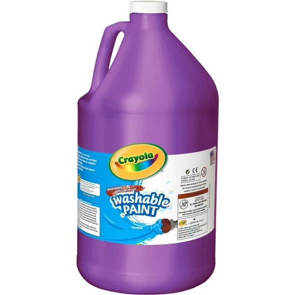 Crayola Washable Paint - 1 gal - 1 Each - Violet
