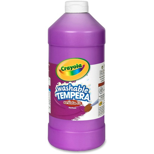 Crayola Washable Tempera Paint - 1 quart - 1 Each - Violet