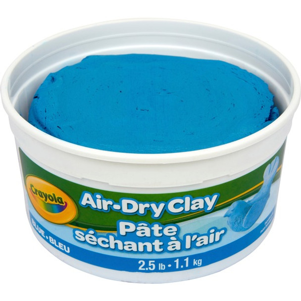 Crayola Air-Dry Clay - Art, Classroom, Art Room - 1 Each - Blue