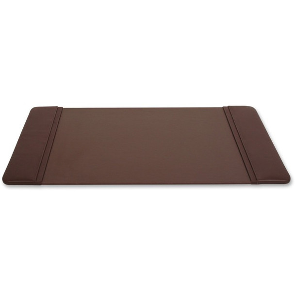 Dacasso Leather Desk Pad - Rectangular - 22" Width x 14" Depth - Felt Brown Backing - Top Grain Leather - Chocolate Brown