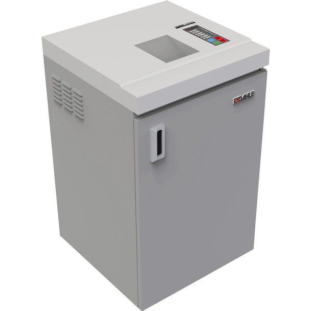 Dahle PowerTEC 717 OS Optical Media Shredder - Continuous Shredder - Cross Cut - for shredding CD, DVD, Optical Media - 0.079" x 0.157" Shred Size - O-5 - 5" Throat - 20 gal Wastebin Capacity - Gray - TAA Compliant