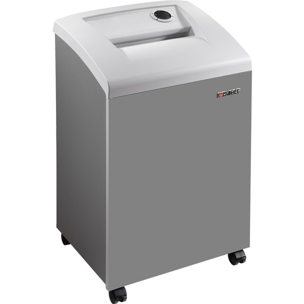 Dahle 40334 High Security Paper Shredder - Extreme Cross Cut - 7 Per Pass - 0.039" x 0.185" Shred Size - P-7 - 22 ft/min - 10.25" Throat - 10 Minute Run Time - 20 Minute Cool Down Time - 23 gal Wastebin Capacity - 1416.83 W - Gray