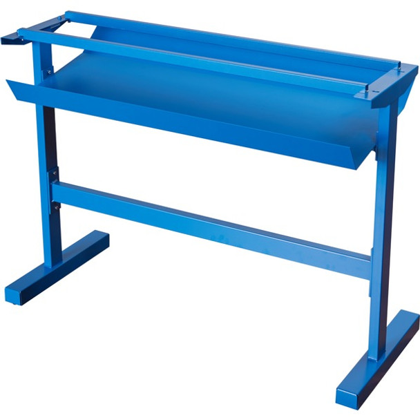 Dahle 696 Trimmer Stand w/Paper Catch - 33.5" Height x 18.8" Width - Steel - Blue