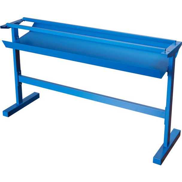 Dahle 698 Trimmer Stand w/Paper Catch - 33.5" Height x 18.8" Width - Steel - Blue