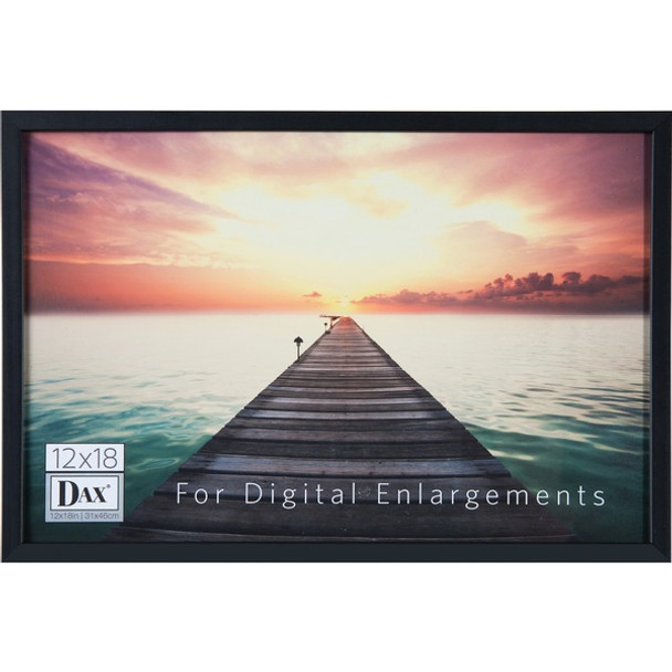 DAX Digital Enlargement Frame - Digital Frame - Black - Protective Glass - Wall Mountable