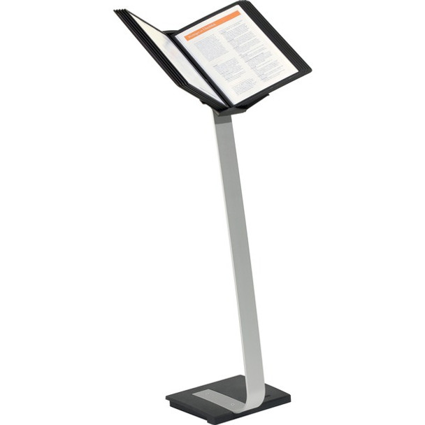 SHERPA Stand Pro 10 - Support Letter 8.50" x 11" Media - Rugged, Anti-glare - Black - 3.5" Height x 14.7" Width x 42.6" Depth - 1 Each