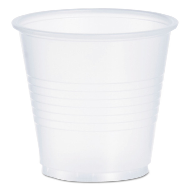 High-Impact Polystyrene Cold Cups, 3.5 oz, Translucent, 100/Pack