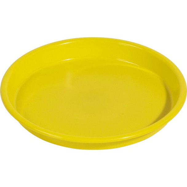 Deflecto Kids Antimicrobial Round Craft Tray - Accessories, Art, Craft - 1.61"Height x 13.07"Width x 13.07"Depth - 1 Each - Yellow - Polypropylene