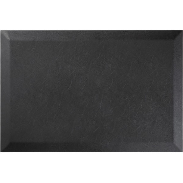 Deflecto Anti-fatigue Standing Mat - Floor - 36" Length x 24" Width x 0.75" Thickness - Rectangular - Black - 1Each