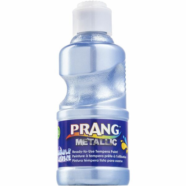 Prang Ready-to-Use Washable Metallic Paint - 8 fl oz - 1 Each - Metallic Silver