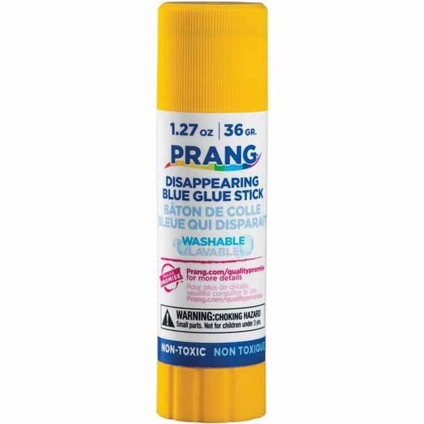 Prang Disappearing Blue Washable Glue Stick - 1.27 oz - 1 Each - Blue