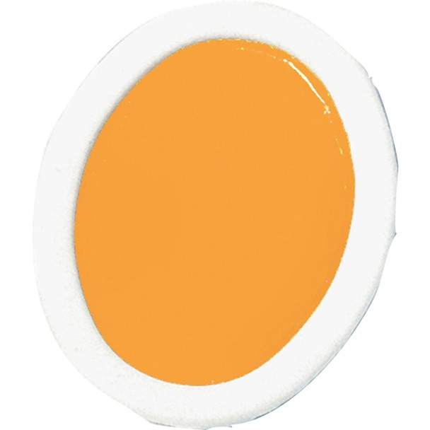Prang Oval-Pan Watercolors Refill - 1 Dozen - Yellow Orange
