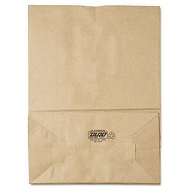 DURO Food Bag - 57 lb Capacity - 12" Width x 17" Length x 7" Depth - Brown - Kraft Paper - 500/Carton - Grocery