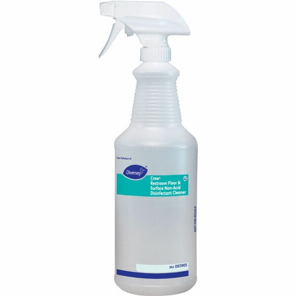 Empty Spray Bottle for Cleaner - Suitable For Restroom, Floor - Easy to Use, Labeled - 1 Each - Clear