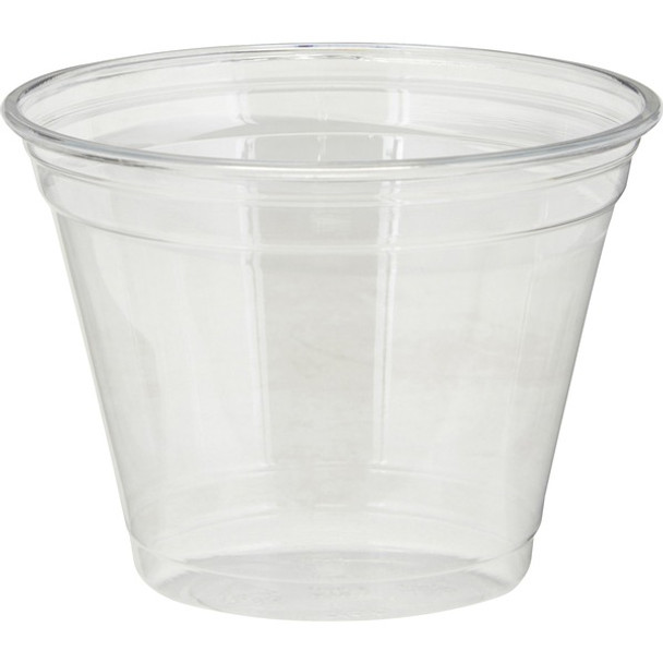 Dixie 9 oz Cold Cups by GP Pro - 50 / Pack - Clear - PETE Plastic - Soda, Iced Coffee, Sample, Restaurant, Coffee Shop, Breakroom, Lobby, Cold Drink, Beverage